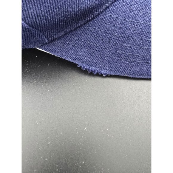 Blue Baseball Cap With Metallic "S" Logo Embroidered Details & Adjustable Strap - Picture 3 of 8